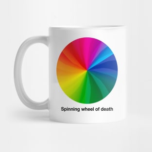 Spinning wheel of death Mug